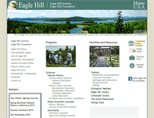 Tablet Screenshot of eaglehill.us